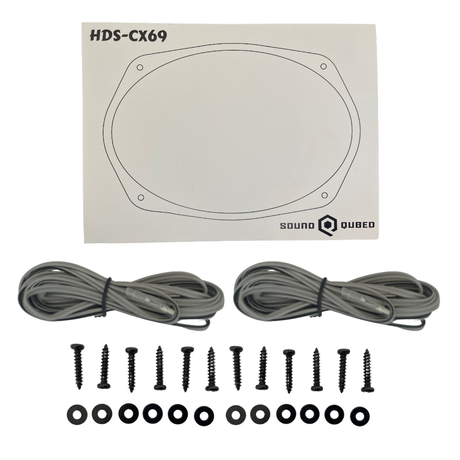 SoundQubed HDS Series 6x9" Coaxial 3-way Speakers (Pair)