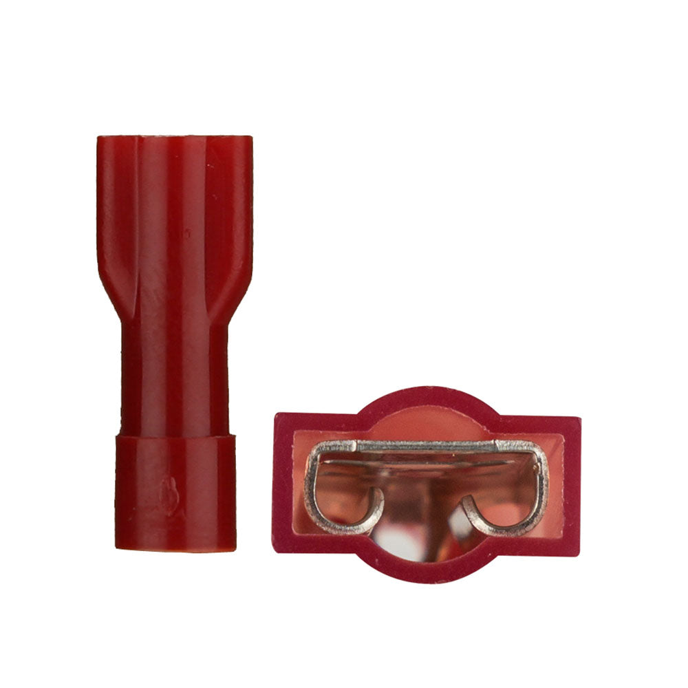 Install Bay Red Nylon Female Quick Disconnect 22-18 Gauge .187 - RNFD187F