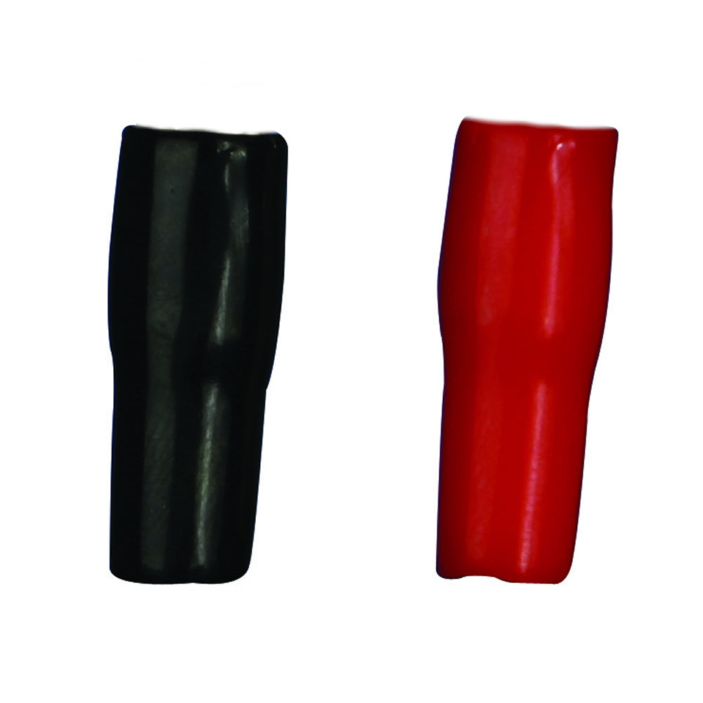 Install Bay Boots for Ring Terminals - 4 GA Black and Red - 50PK - B-IB4GNRT50