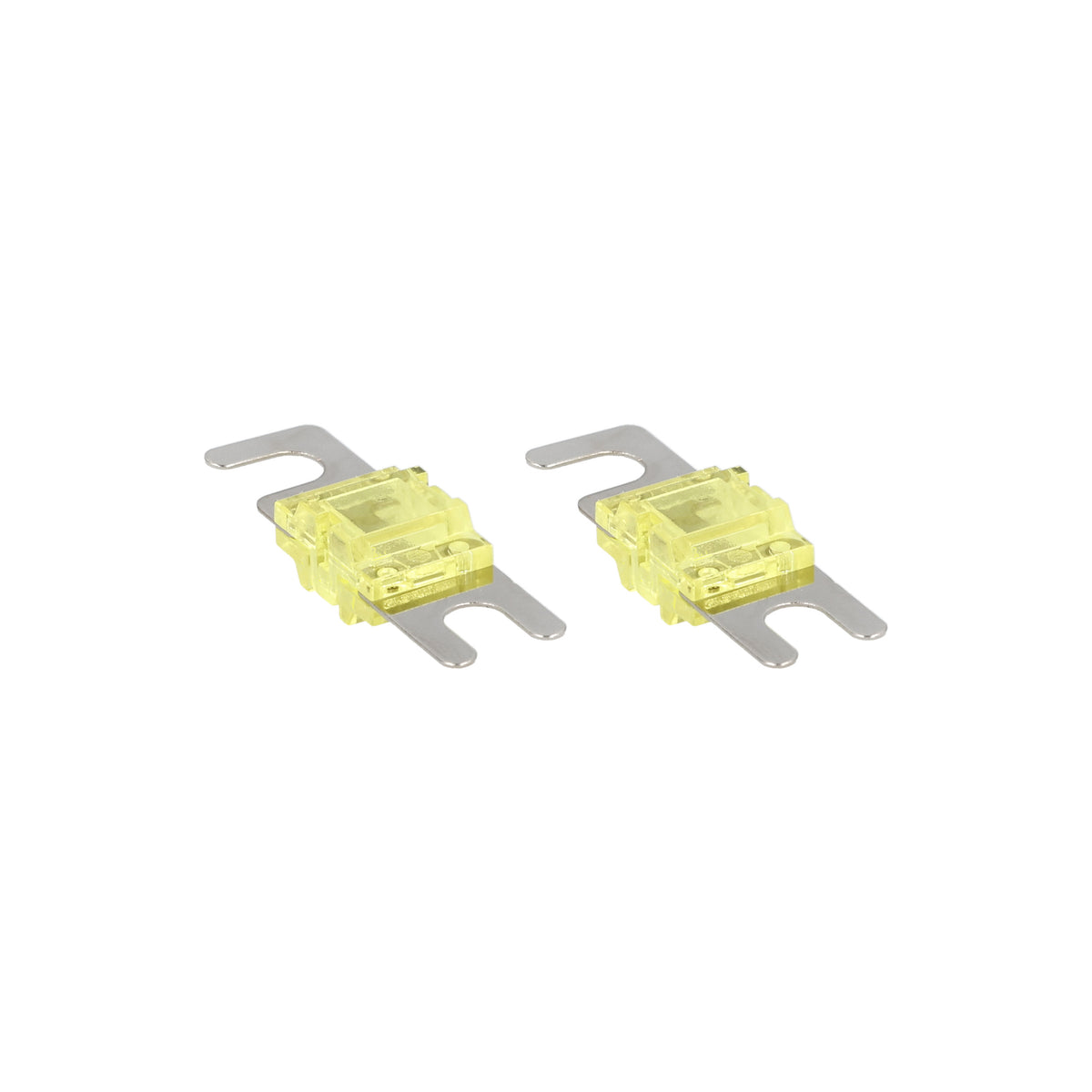 Raptor Mid Series Nickel-Plated Mini ANL Fuses | 100A | 2 Pack - RMANL100