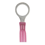 Install Bay Heat Shrink Red Ring Terminal 22-18 Gauge 3/8 inch - HSRRT38