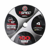 T-Spec V12 OFC Power Wire | 4 AWG | 100 ft. | Red - V12PW-4100