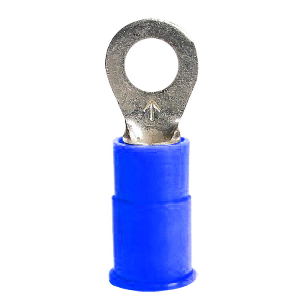 Install Bay Blue Vinyl Ring Terminal 16-14 Gauge 3/8 inch - BVRT38