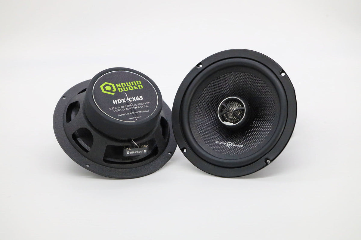 SoundQubed HDX Series 5.25" Coaxial 2-way Speakers (Pair)