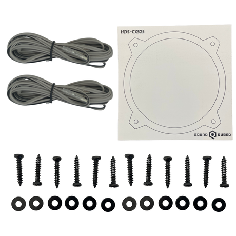 SoundQubed HDS Series 5.25" Coaxial 2-way Speakers (Pair)