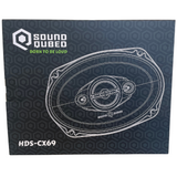 SoundQubed HDS Series 6x9" Coaxial 3-way Speakers (Pair)