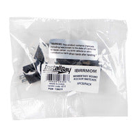 Install Bay Round Rocker Momentary Switch - Package of 5 - IBRRMOM