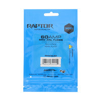 Raptor Mid Series Nickel-Plated Mini ANL Fuses | 60A | 2 Pack - RMANL60