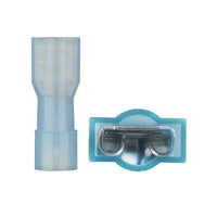 Install Bay Blue Nylon Female Quick Disconnect 16-14 Gauge .250 - BNFD250F