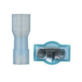 Install Bay Blue Nylon Female Quick Disconnect 16-14 Gauge .250 - BNFD250F