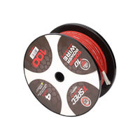 T-Spec V10 OFC Tinned Power Wire | 4 AWG | 100 ft. | Red - V10PW-4RD100