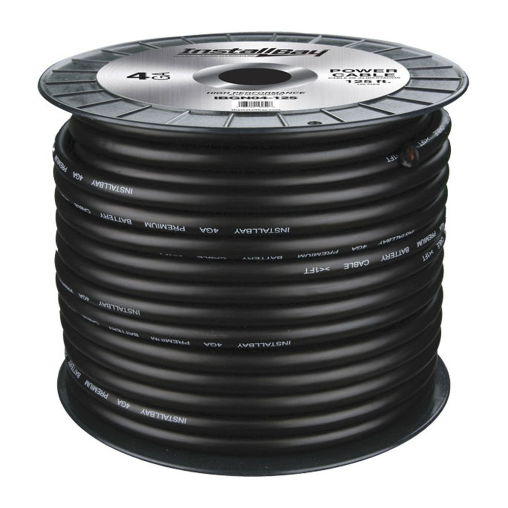 Install Bay CCA Value Line Power Cable 4 Gauge - 125 Feet - IBGN04-125
