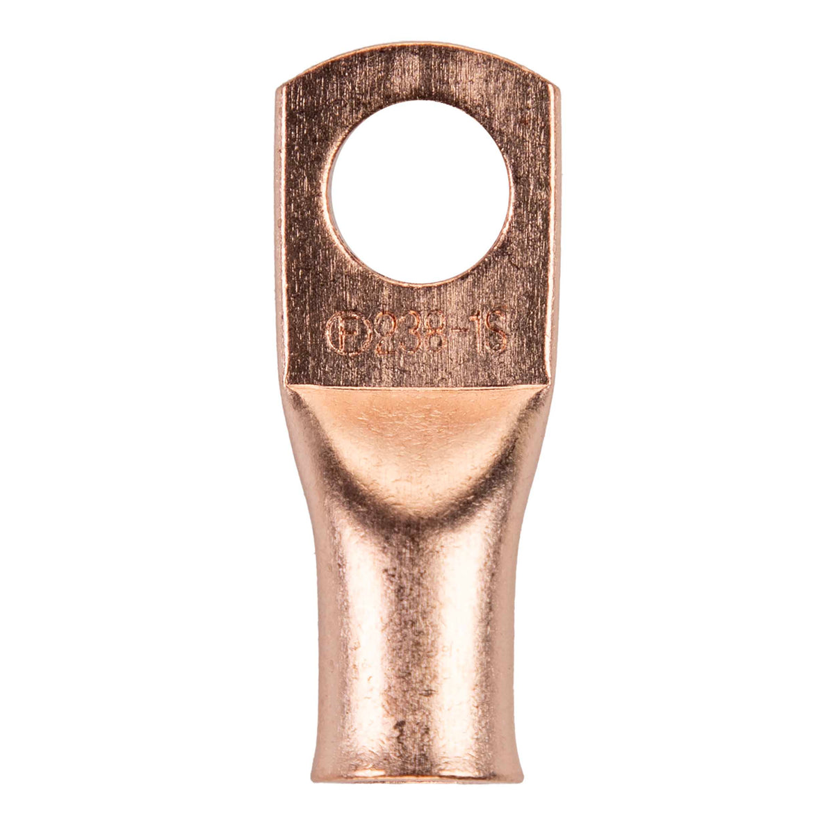 Install Bay Copper Uninsulated Ring Terminal 2 Gauge 3/8 inch - CUR238