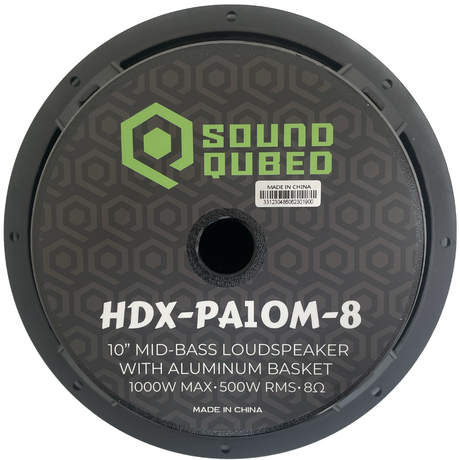 SoundQubed HDX Series Pro Audio 10" Speaker (single)