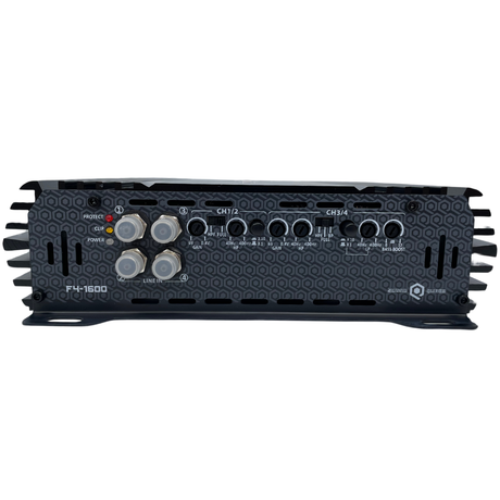 SoundQubed 1600 Watts F4-1600 Full Bridge 4 Channel Amplifier