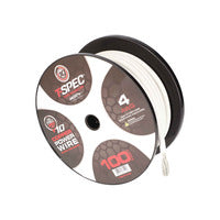 T-Spec V10 OFC Tinned Power Wire | 4 AWG | 100 ft. | Pearl - V10PW-4100