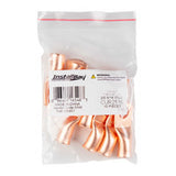 Install Bay Copper Uninsulated Ring Terminal 2 Gauge 5/16 Inch - 10 Pack - CUR2516