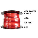 Install Bay CCA Value Line 4 Gauge Power Cable Red - 125 Foot Coil - IBPC04R-125