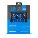 AudioControl EPIC 4-Channel Twistcore Pair RCA Interconnect (17ft - 20ft)