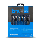 AudioControl EPIC 6-Channel Twistcore Pair RCA Interconnect (12ft - 17ft)