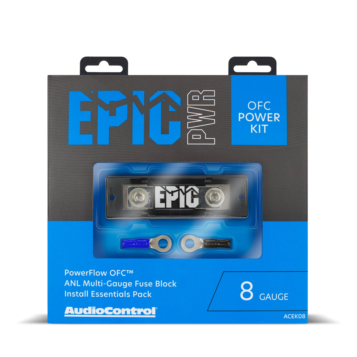 AudioControl EPIC ACEK08 PowerFlow OFC Amp Wiring Kit (8 Gauge)