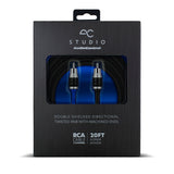 AudioControl AC Studio 2-Channel Double-Shielded Directional Twisted Pair RCA Interconnect (1.5ft - 20ft)