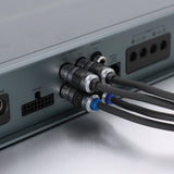 AudioControl AC Studio 4-Channel Double-Shielded Directional Twisted Pair RCA Interconnect (12ft - 20ft)