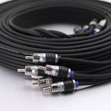 AudioControl AC Studio 6-Channel Double-Shielded Directional Twisted Pair RCA Interconnect (12ft - 17ft)