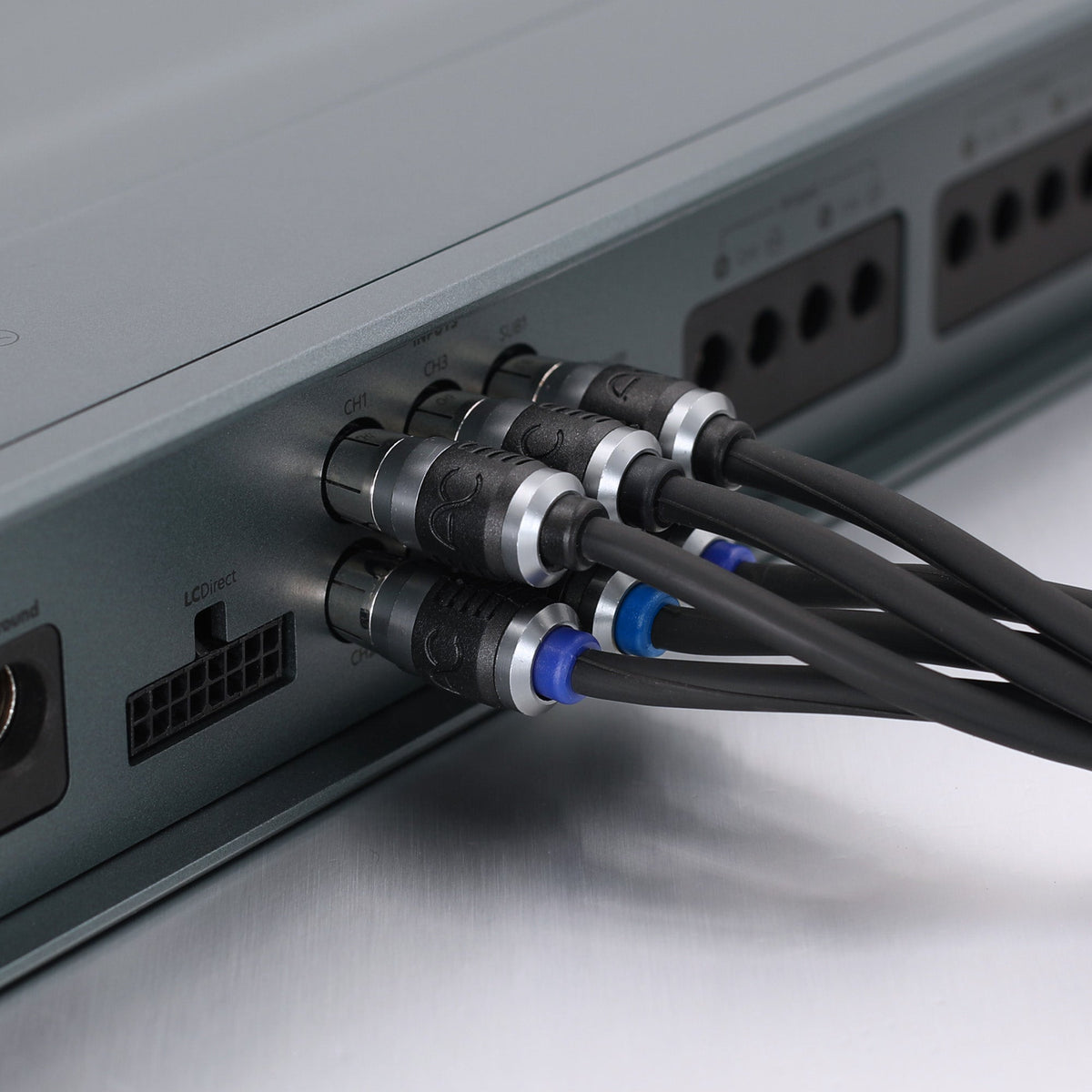 AudioControl AC Studio 6-Channel Double-Shielded Directional Twisted Pair RCA Interconnect (12ft - 17ft)
