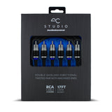 AudioControl AC Studio 6-Channel Double-Shielded Directional Twisted Pair RCA Interconnect (12ft - 17ft)