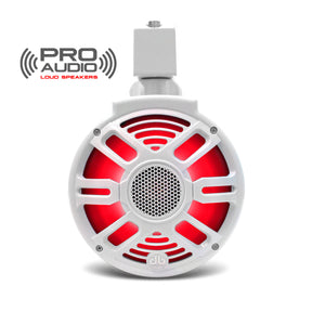 DB Drive APT8RGB-XLW : 8" Tower Loudspeakers W/RGB Accent Lighting (White)