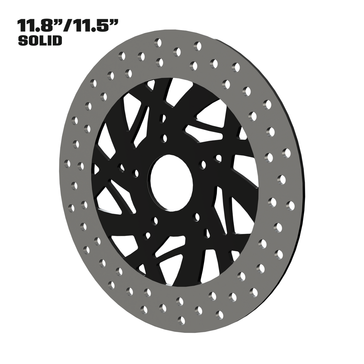 Astro 11" solid rotor in black