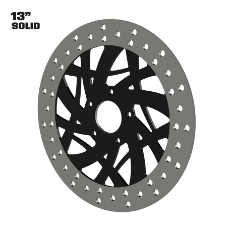 Astro 13" solid rotor in black