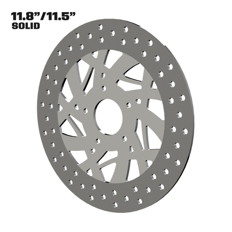 Astro 11" solid rotor in polished