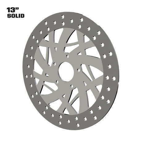 Astro 13" solid rotor in polished