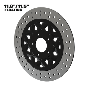 Aurora 11" Floating Rotor in Black