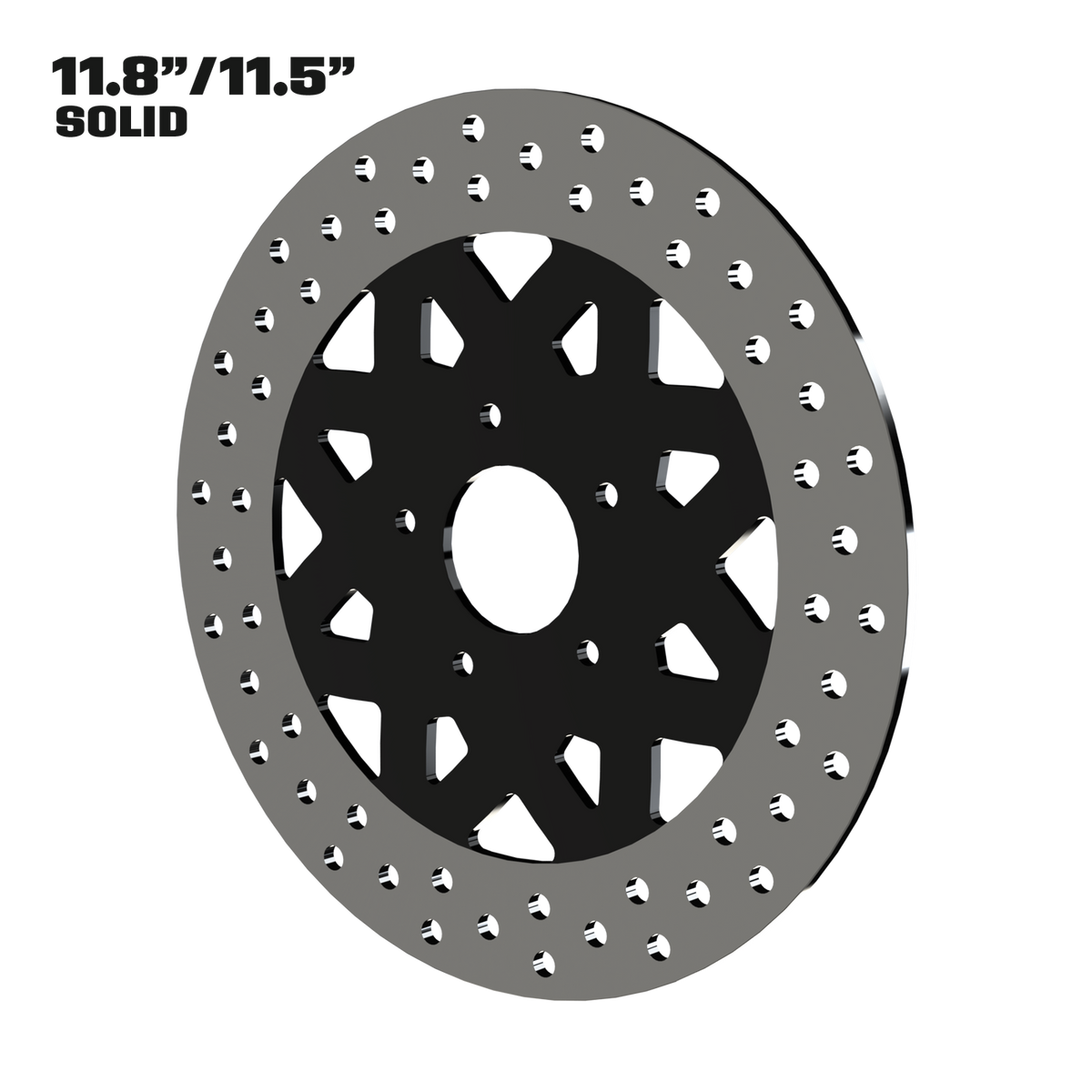 Aurora 11" Solid Rotor in Black