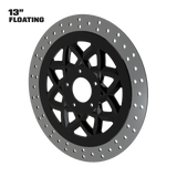 Aurora 13" Floating Rotor in Black