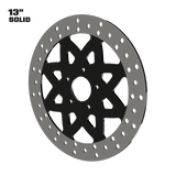 Aurora 13" Solid Rotor in Black
