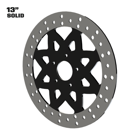 Aurora 13" Solid Rotor in Black