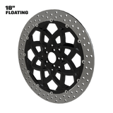 Aurora 18" Floating Rotor in Black