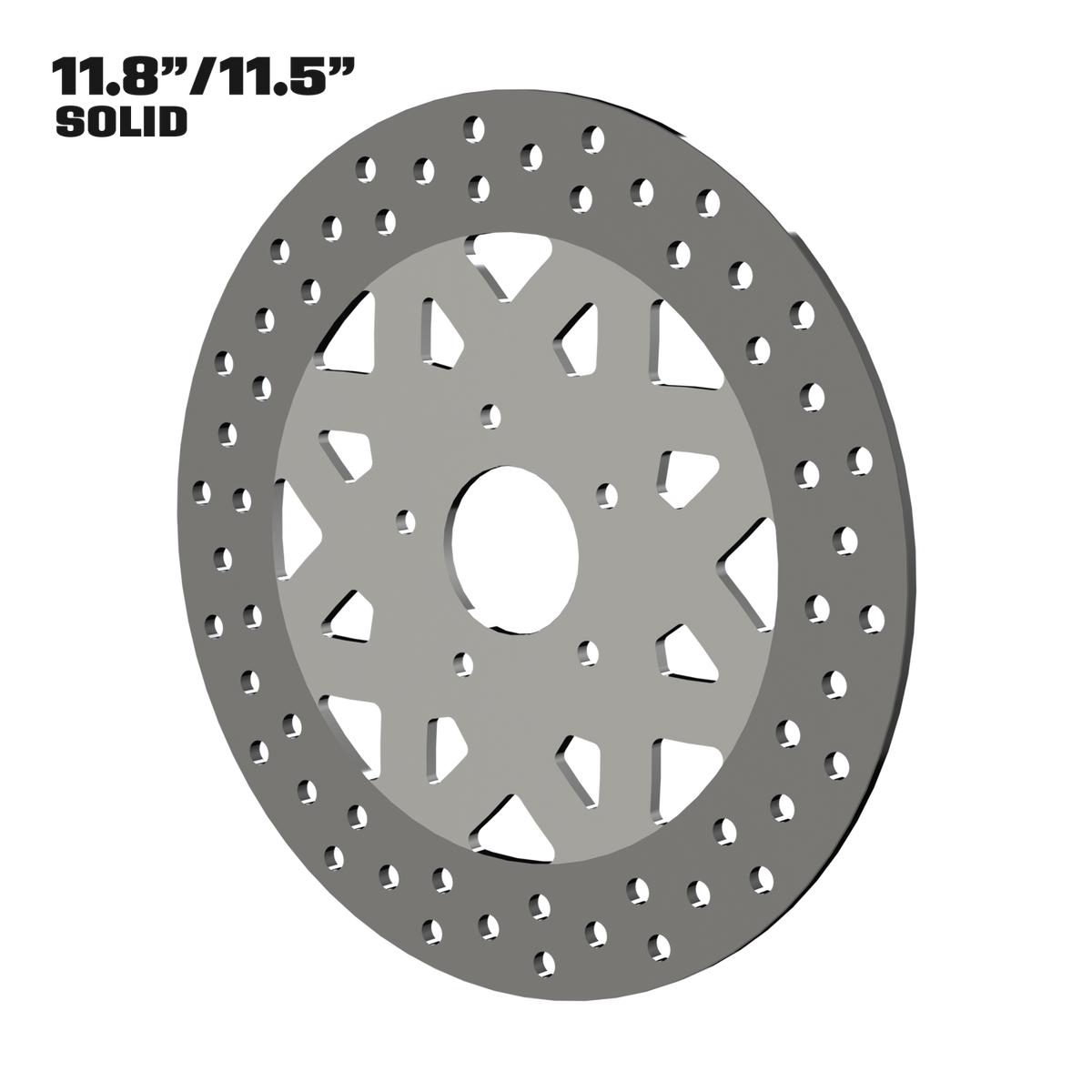 Aurora 11" Solid Rotor in Black