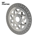 Aurora 13" Floating Rotor in Black