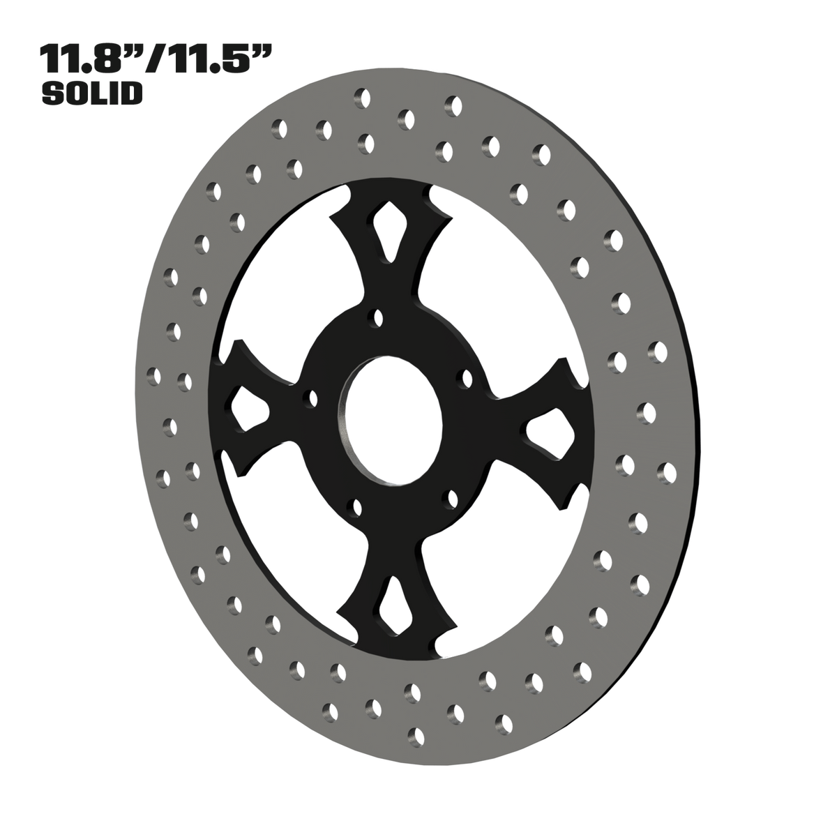Barbaric Tendencies 11" solid rotor in black