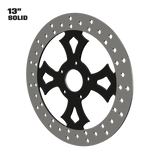 Barbaric Tendencies 13" solid rotor in black