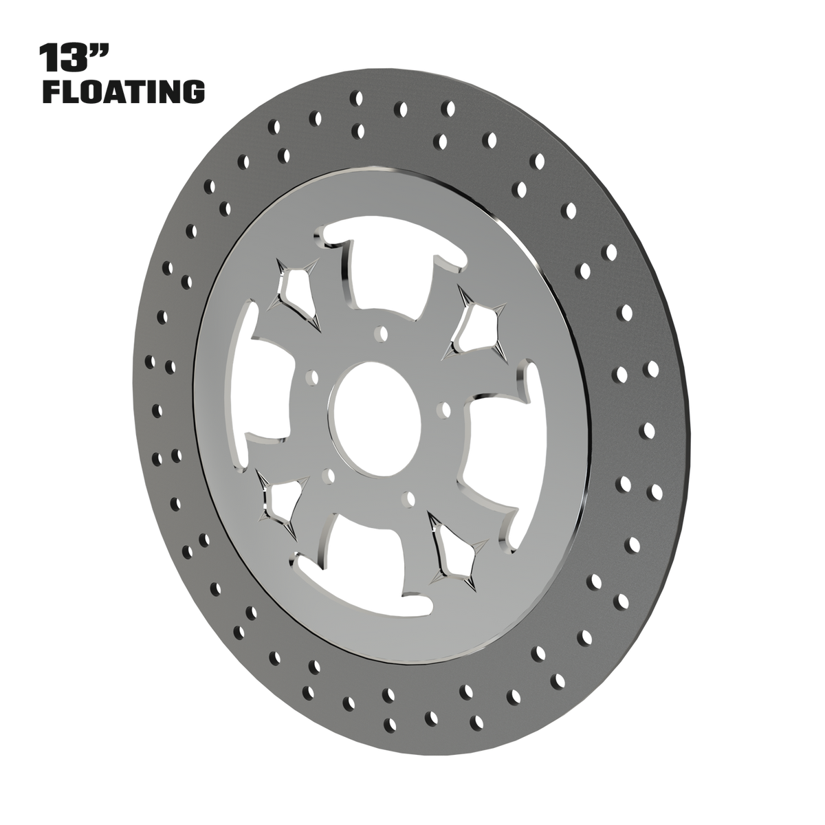Barbaric Tendencies 13" floating rotor in polished