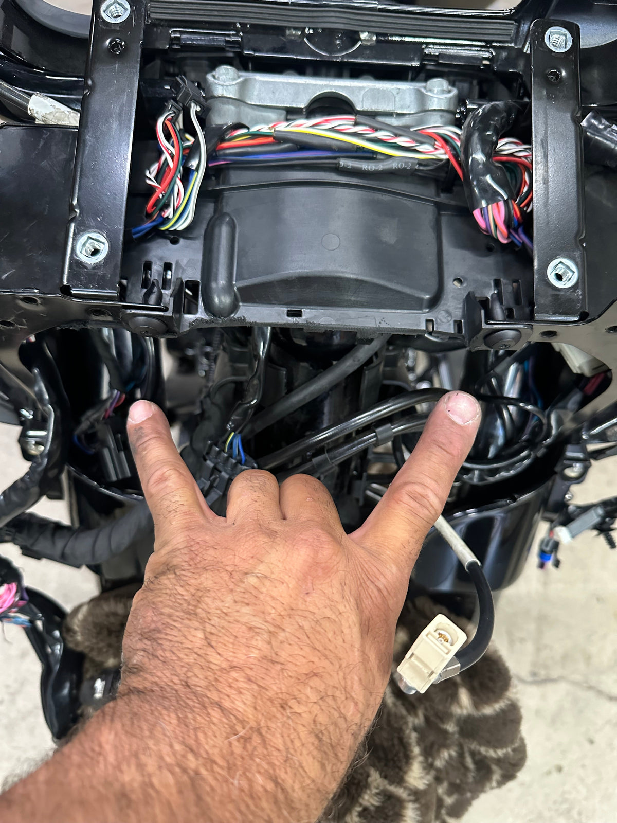 XEL Street Glide Amp Rack Bottom Plate