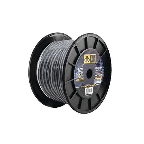 DB Link STSW12WG250 : 12GA. White/Gray Speaker Wire 250ft Roll