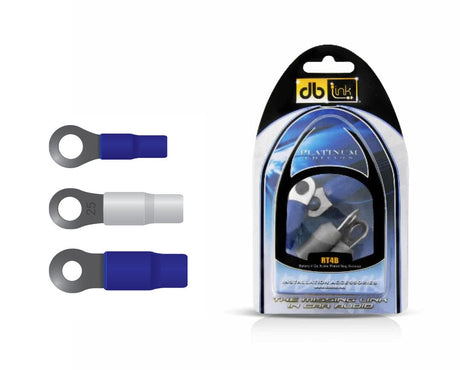 DB Link RT4B : 4 GA. 5/16in Nickel Ring Terminal