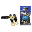 DB Link RT020TGBK : 20/BAG - BLACK - GOLD - ANTI-THEFT 24K